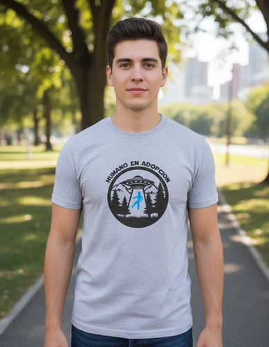 Playera Humano En Adopción Ovni Ufo Extraterrestre Adopta