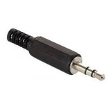 Lote 5 X Conector Plug Stereo Audio 3.5mm Celular Itytarg