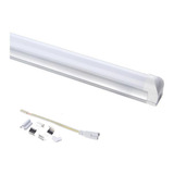 Tubo Led T8 Con Base Empavonado Policarbonato 18w 120cms 