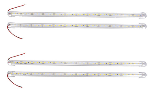 Luces Led, 4 Unidades, Tira De Led Rígida De Aleación De Alu