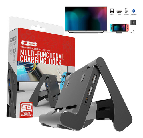 Convertidor De Vídeo Hdmi Dock Station Para Switch