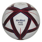 Balón Fútbol Molten Forza Laminado F5g1500 #5 Color Vino/blanco Tamaño Del Balón 5