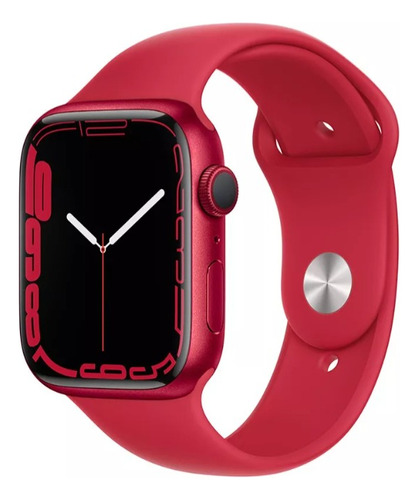 Apple Watch Series 7 Gps 45mm Correa Deportiva Red