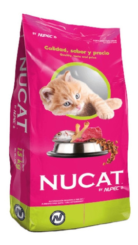 Nucat By Nupec 900 Gr. Alimento Croqueta Gato