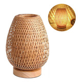 Lámpara De Mimbre Tejido Lamp Shade