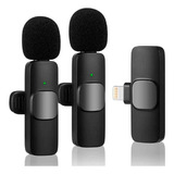 Micrófonos Inalámbricos Solapa 2 En 1 Solo Para iPhone K9