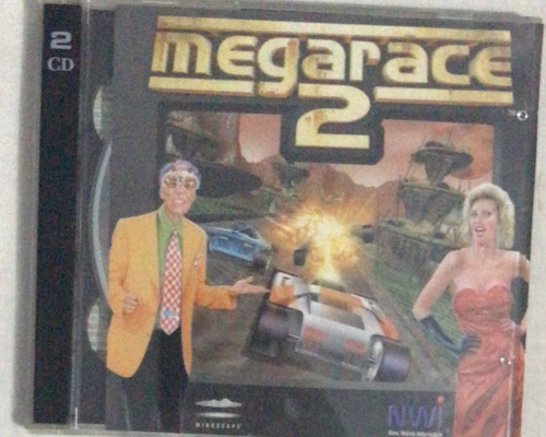 Game -megarace 2 - 1996 - Min Dscape - 2 Cds - Cd-rom 