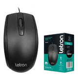 Mouse Com Fio Usb Óptico 1200 Dpi Escritório Office Cor Preto