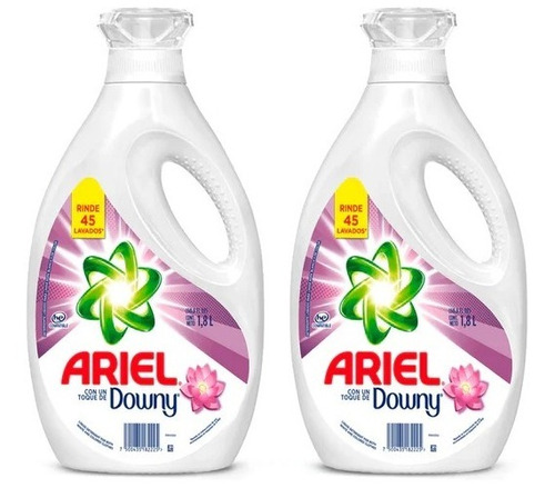 Pack 2 Botella Detergente Concentrado Ariel Downy