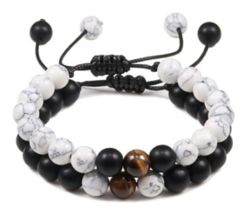 Set X2 Pulsera Para Pareja Novio Amigos Manilla Ajustable