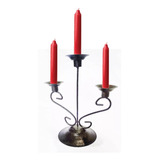 Elegantes Candelabros Para Tres Velas