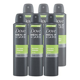 Dove Men+care | Desodorante Extra Fresh 48h | Pack 6x250ml