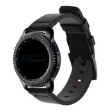 Pulseira Couro Para Amazfit Gtr 47mm Amazfit Stratos - Preto