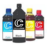 4x 500ml Tinta Para Impressora  Epson  L365  L375  L380 L385