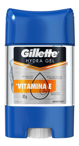 Gillette Hydra Gel Vitamina E Desodorante En Gel Hombre 82g Fragancia Vitamina E