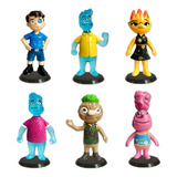 Fwefww 6pcs Elemental Acción Figura Modelo Niños Juguete