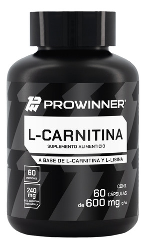 Suplemento L- Carnitina (240 Mg) (60 Caps) - Prowinner Sabor Sin Sabor