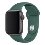 Pulseira Para Apple Watch Serie 8 + Película 3d 41mm 45mm Cor Verde-escuro Largura 41 Mm