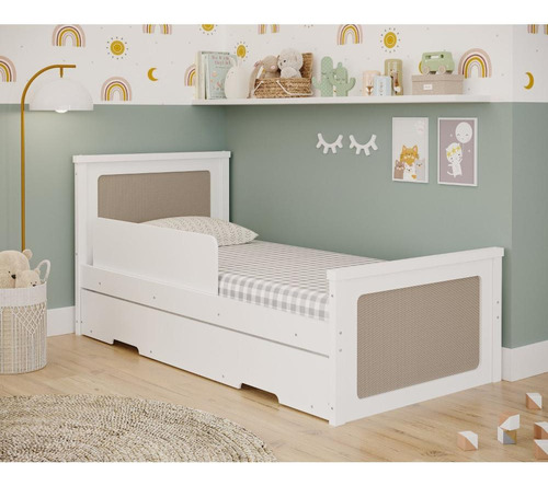 Cama Infantil Bibox Bela Cimol Branco