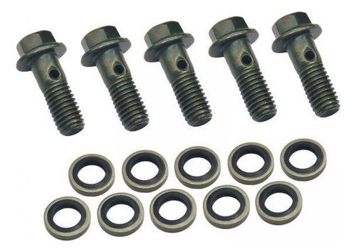 5 Tornillos De Manguera De Aceite Banjo Bolt M10 M8 Para