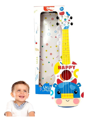 Juguete Mini Ukelele Musical Para Niños Juguete Educativo 