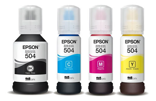 Kit De Tintas Epson T504 (bk, M, Y, C)