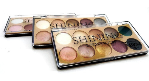 Maquillaje Paleta Sombras Ojos 10 Tonos Cobre Shining Tejar