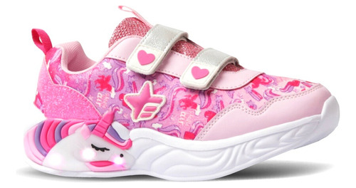 Zapatillas Footy Nenas Luces  Unicornios Deportivas Glitter