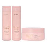 Kit Braé Glow Shine Trio Shampoo E Cond 250ml + Masc 200g