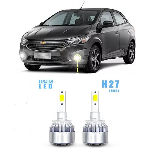 Kit Super Led Onix 2017 2018 2019 2020 Farol De Milha 6000k