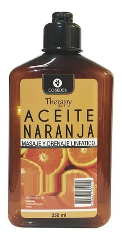  Aceite De Masaje Hidratante Naranja 250ml Cosedeb