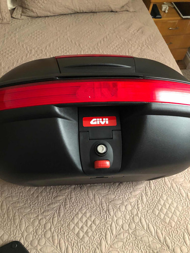 Kit Base + Baú Givi E460n 46l Monokey Com Bolsa Interna T502