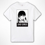 Remera Sad Girls Aesthetic - Otaku Anime Manga Harajuku 