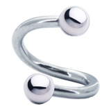 Piercing Acero Quirurgico Twister Argollita 10mm