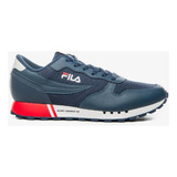 Zapatillas Fila Euro Jogger Tr Color Navy/white/red - Adulto 46 Ar