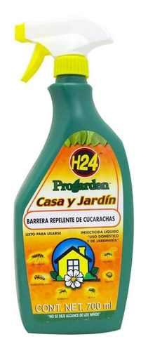 Insecticida H24 Casa Y Jardín Repelente Cucarachas 700ml