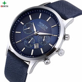 Reloj  North Hombre Azul Elegante Caballero Original