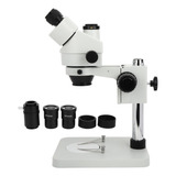 Microscopio Trinocular Estereoscópico Ajustable Por Electron