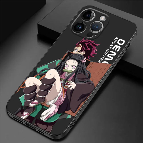 Funda Trasera De Teléfono Anime Demon Slayer Para iPhone 13
