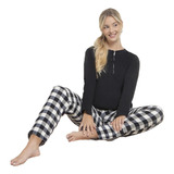 Pijama Mujer Invierno Algodón - Lencatex 22315