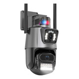 Câmera De Segurança Anberx P10q Wireless Com Resolução De 8mp Visão Nocturna Incluída Preta