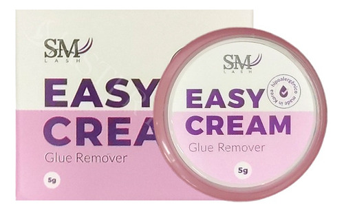 Creme Removedor Easy Cream Sm Lash Extensão De Cílios 5g
