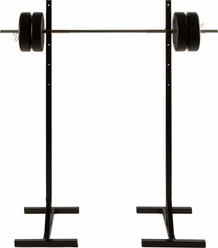 Rack Para Sentadillas + Barra + Mancuernas + 50kg En Discos