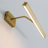 Arandela De Quadro Luminalux Dourado Alx0036 Bivolt 80cm