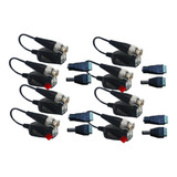 4 Pares Baluns Transceptores Hd Energia Cctv Utp Video Push