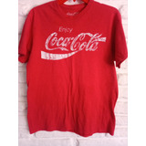 Polera Coca Cola Importada Original Usada Talla Md