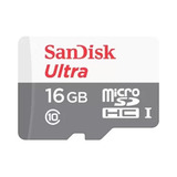 Kit 10 Mem Micro Sd 16gb Ultra C10 Sdsquns-016g-gn3ma 80mbs