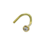 Piercing Nariz Nostril Oro 18k Cubic 1.50mm Copawa Joyas®