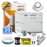 Kit Cerca Eletrica Wifi Residêncial 20m Ppa Alarme Completa