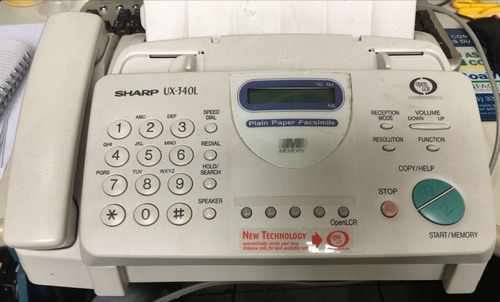 Fax Sharp Modelo Ux-340l